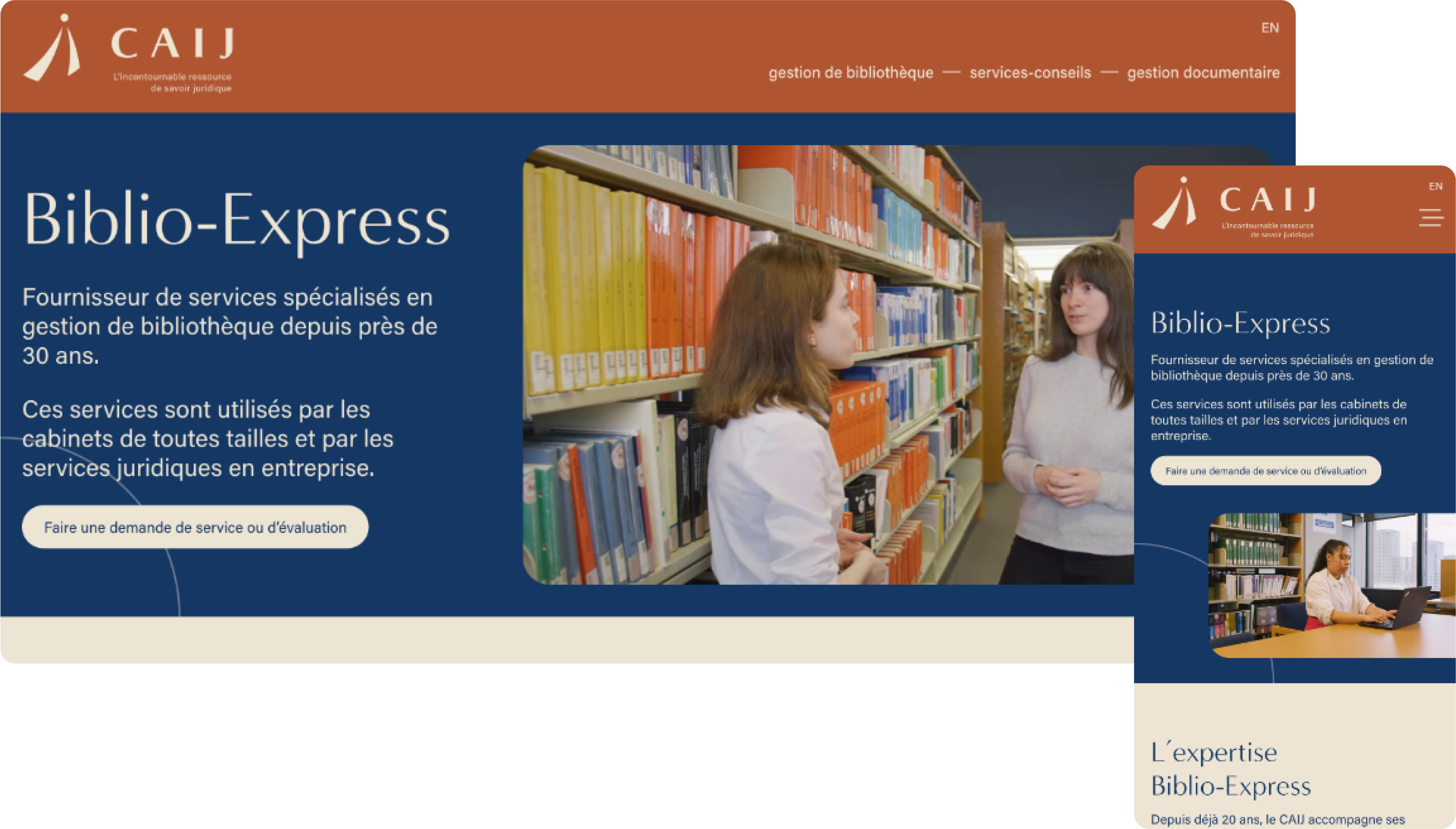 Site web biblio-Express