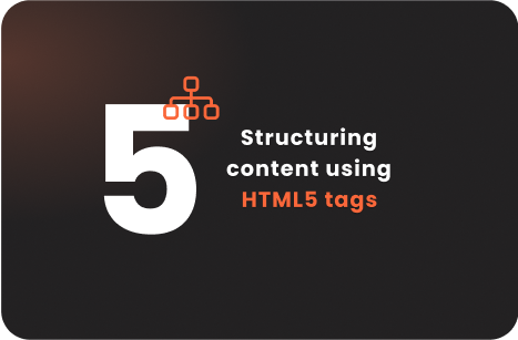 Structure content with HTML 5